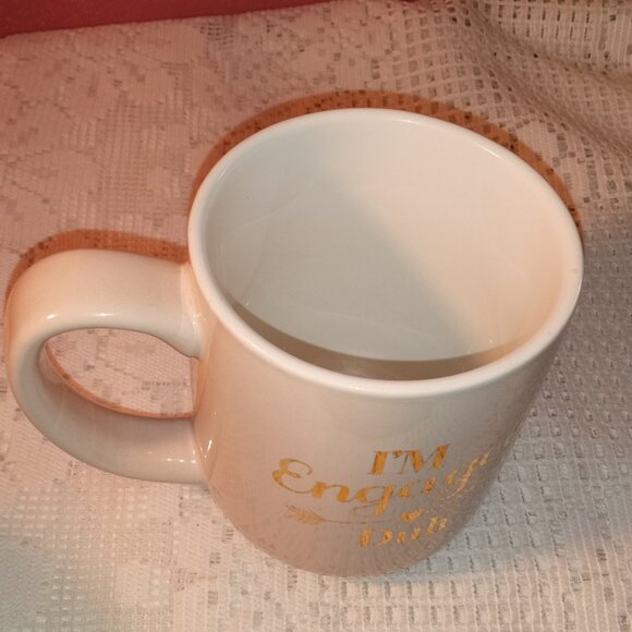 ENGAGEMENT AND CONGRADULATIONS COLORFUL KITCHEN COFFEE AND TEA LOT OF 2 MUGS - Picture 6 of 12
